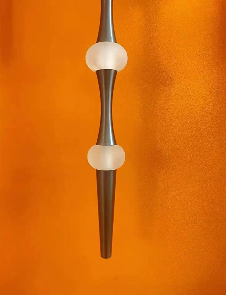 Novelty LED Aluminium long strip lamp Staircase Chandelier