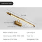 Europe Retro LED Mirror wall lamp Luxury gold bathroom cabinet mirror Headlight