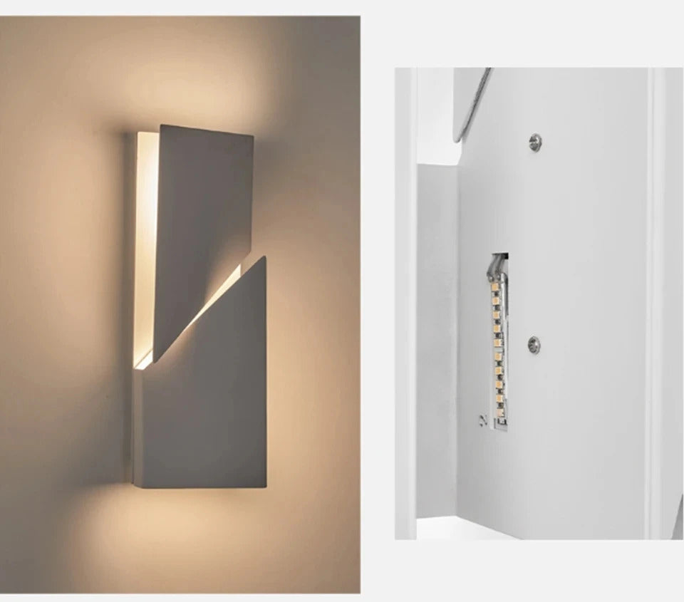 Outdoor Waterproof wall lamp Creativity 3D Model Led Sconce lights Square Wall lighting