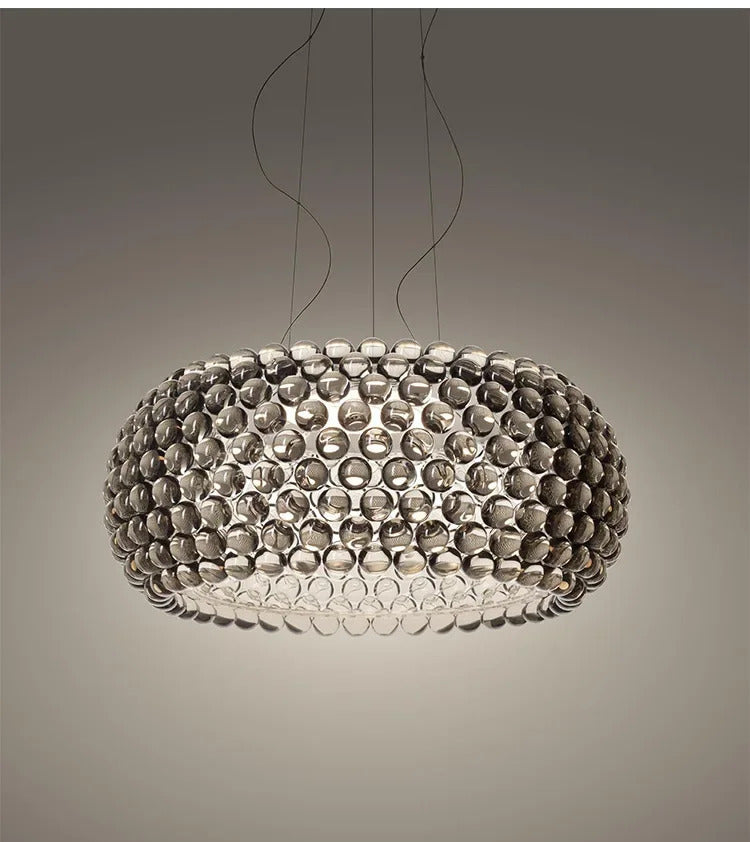 Nordic Foscarini Caboche LED Pendant Light Acrylic Ball Hanging Chandeliers Living Room Restaurant Decor Art Classical Luminaria