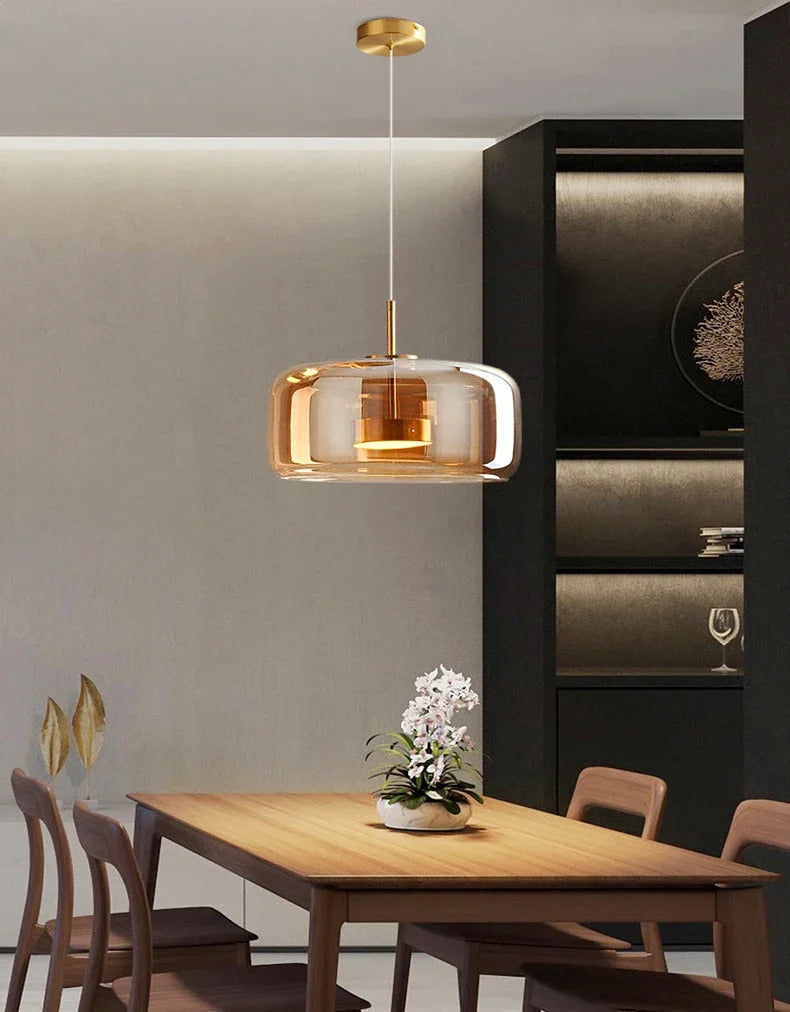 Modern Glass Pendant Lamp Led Chandeliers Ceiling Pendant Lamp Indoor Lighting
