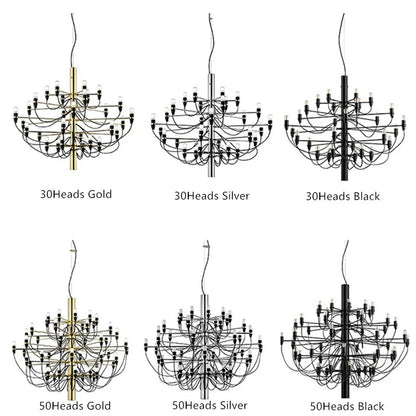 Italian Pendant Lights French Hanging art country Lamp for living room Kitchen Dining Room Villa duplex loft staircases lamp