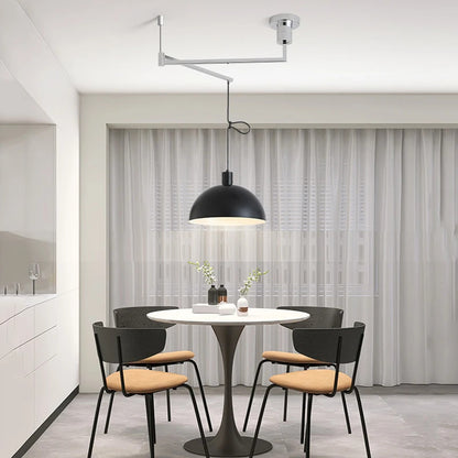 Bauhaus Telescoping Pendant Light Nordic Rocker Arm Movable swing hanging Lamps