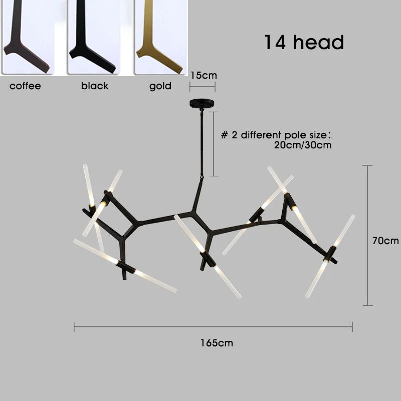 Modern Agnes Chandeliers Art Decor replica lamp