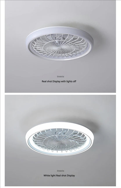 Minimalist Ceiling Fan Light Restaurant Full Spectrum Eye Protection Lamp