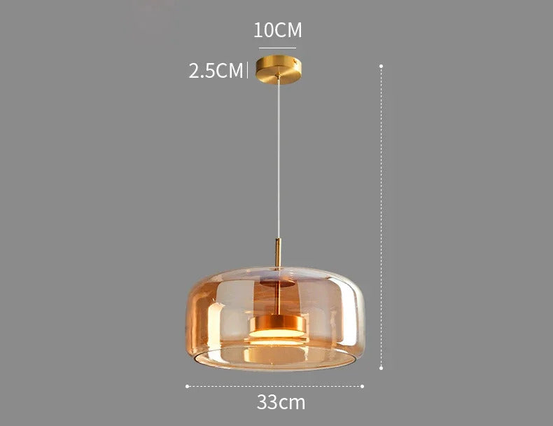 Modern Glass Pendant Lamp Led Chandeliers Ceiling Pendant Lamp Indoor Lighting