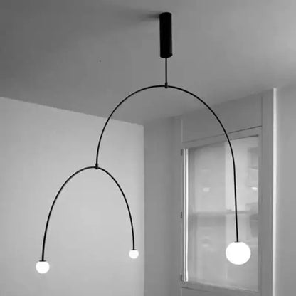 Black Gold Chandelier Pendant Nordic Modern lamp