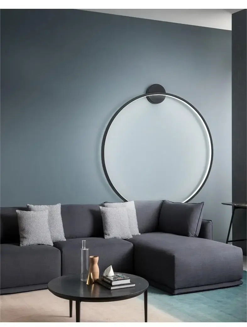 Nordic Minimalist Circle Background LED Wall Lamp Modern sofa background wall lights