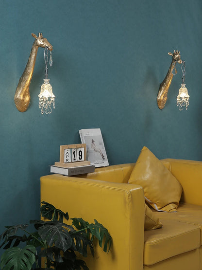 Qeeboo Giraffe Wall Lamp G9 Bulb Living Room wall lights