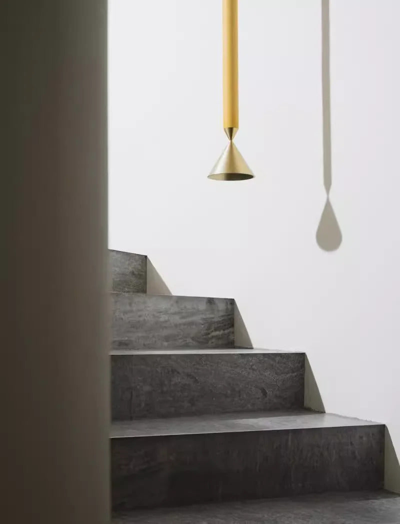 Italian Designer minimalist pendant light Apollo long pole small chandelier LED Hanging Lamp