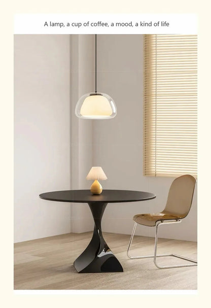 Nordic Glass Jellies Design Hanging Lamp Indoor Dining Living Room Pendant Light