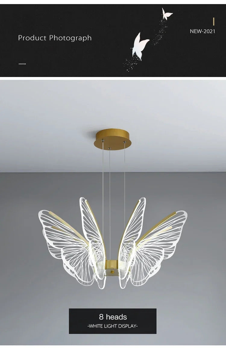 Butterfly Chandelier Bedroom kitchen island chandelier