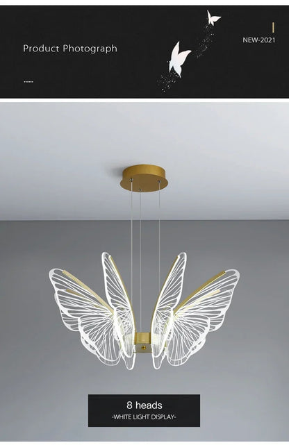 Butterfly Chandelier Bedroom kitchen island chandelier