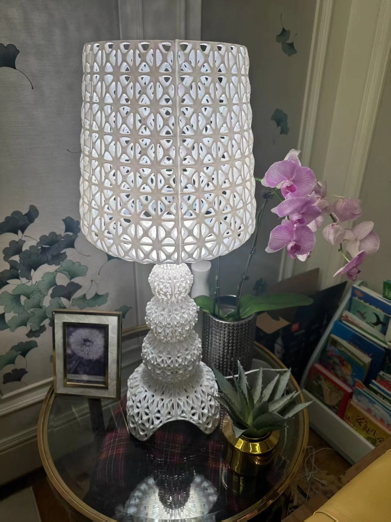 Italian Designer Acrylic Glass Wine Glass Lamp, Suitable For Exhibition Halls, Living Rooms And Bedrooms, Ambient Lamp