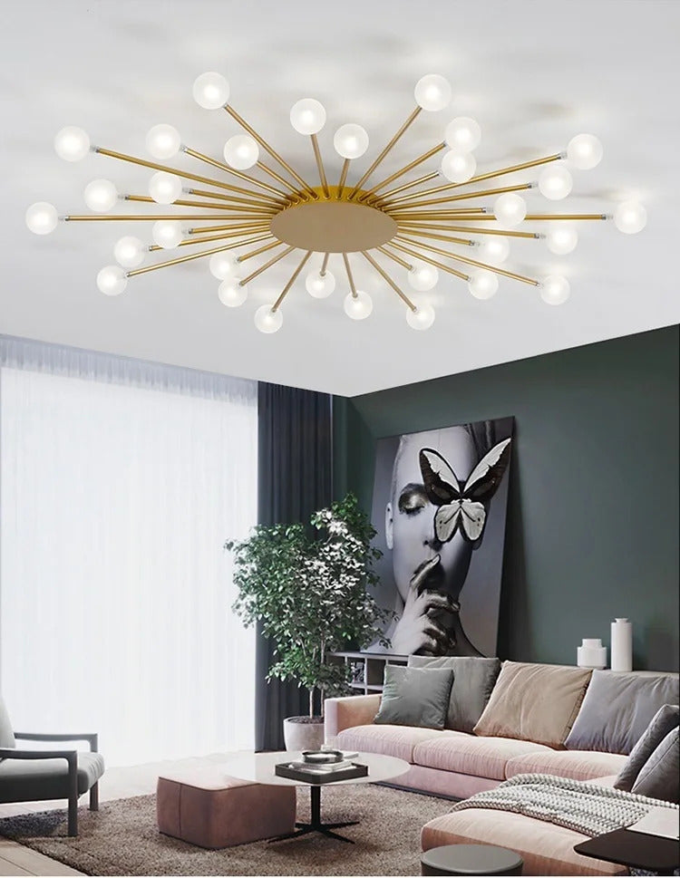 Modern glass ceiling light Living room kitchen light fixtures
