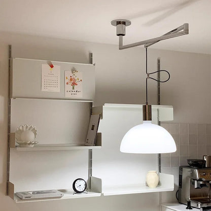 Bauhaus Telescoping Pendant Light Nordic Rocker Arm Movable swing hanging Lamps