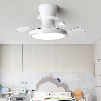 Children'S Room Invisible Fan Light Bedroom Quiet Ceiling Fan Light
