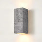 Nordic cave stone wall lamp Square outdoor cement Wall Lamp LED Sconce