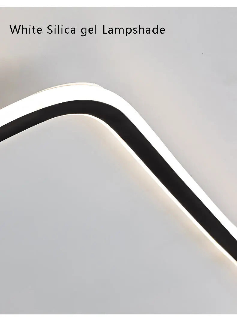 Modern with Remote Control Dimmable Flush Mount Bedroom Living Room Ceiling Light