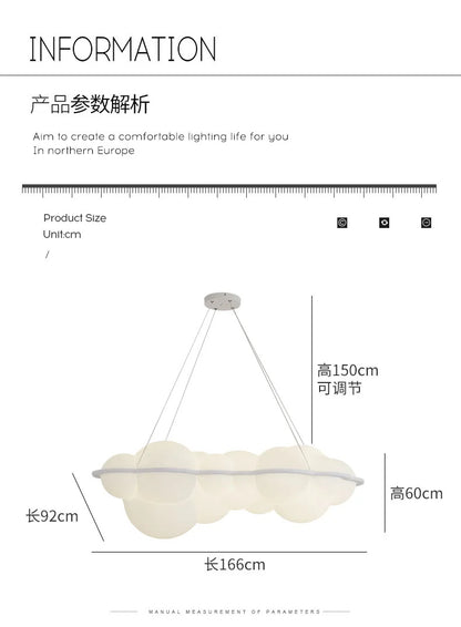 Nuvola Pendant Lamp nordic Clouds LED Pendant Lights