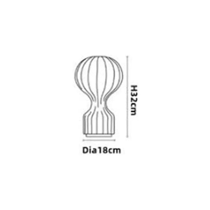 LED Silk Table Lamp Designer Cocoon Style Art Desk Light Bedroom Living Room Bedside Study Hotel Sofa Bar Home Decor Lighting