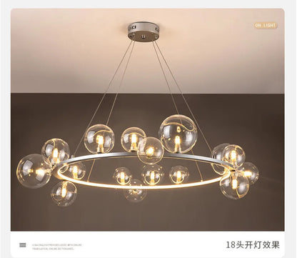 Molecule chandelier LED Modern Minimalist lustre nordic chandelier