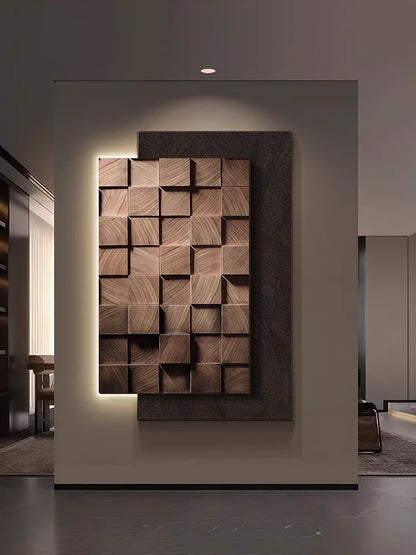 Italy Designer Geometric Wall Lamp Square Mounted Background Hallway Sconce lighting