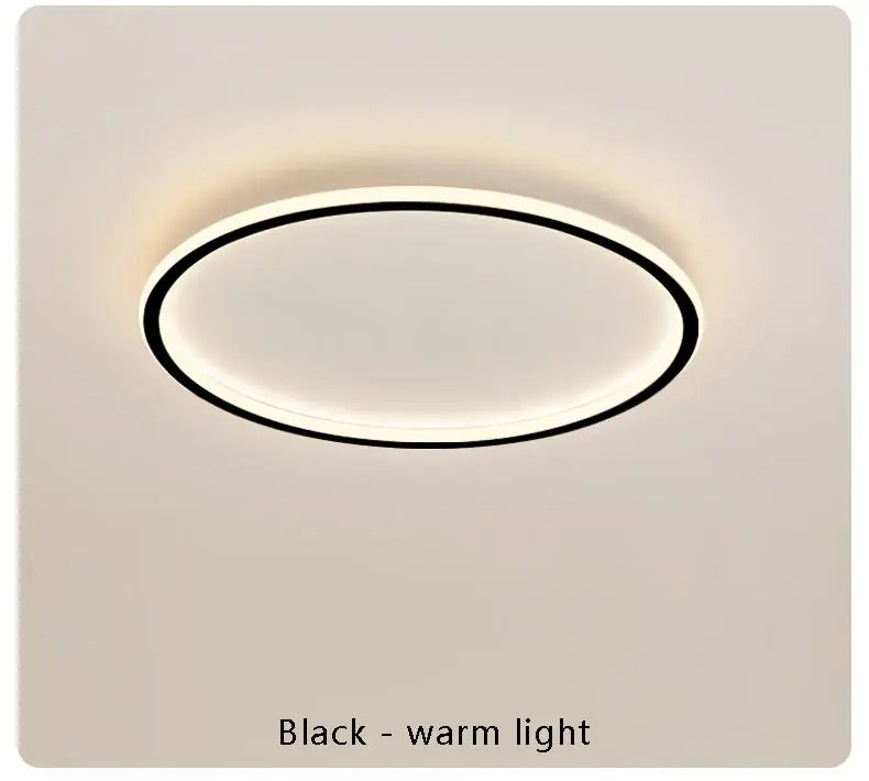 Modern with Remote Control Dimmable Flush Mount Bedroom Living Room Ceiling Light
