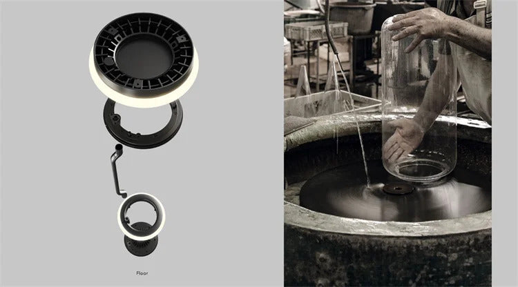 Flos Noctambule Floor Lamp Living Room Study Bedroom Vertical Lamps