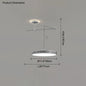 Dining table light modern chandelier Round Reading Desk Light