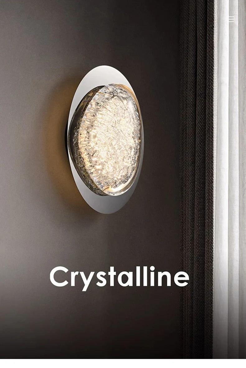 Platinum Art Wall Lamp Modern Creative Design Pebble Corridor wall lighting LED