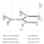 Crown Major Chandelier Nordic Tube Silver Chandelier Modern Led Luxury Chandelier