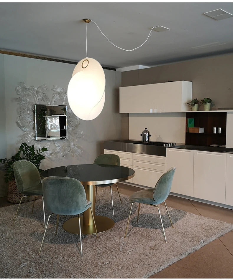 Janpanses Silk Chandelier Overlap Pendant lamp