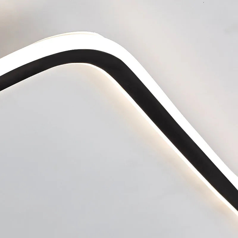 Modern with Remote Control Dimmable Flush Mount Bedroom Living Room Ceiling Light