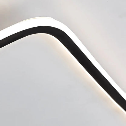 Modern with Remote Control Dimmable Flush Mount Bedroom Living Room Ceiling Light