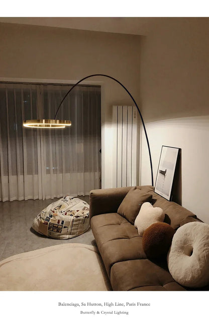 Designer Fishing Floor Lamp Nordic LED Living Room Floor Lamp
