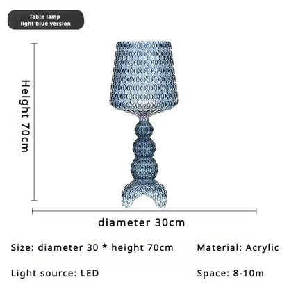 Italian Designer Acrylic Glass Wine Glass Lamp, Suitable For Exhibition Halls, Living Rooms And Bedrooms, Ambient Lamp