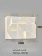 Outdoor Waterproof wall lamp Creativity 3D Model Led Sconce lights Square Wall lighting