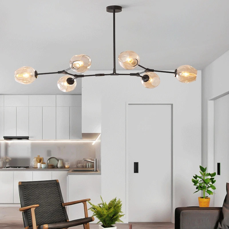 LED tree chandelier Acrylic Pendant Light Nordic replica lamp