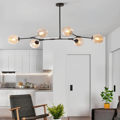 LED tree chandelier Acrylic Pendant Light Nordic replica lamp