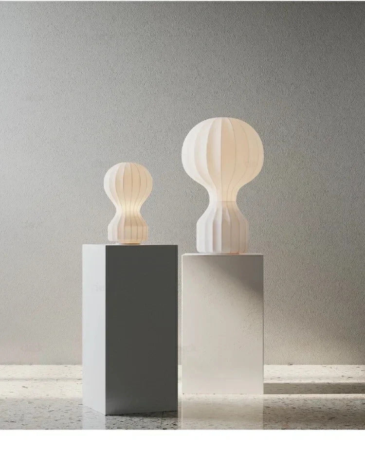 LED Silk Table Lamp Designer Cocoon Style Art Desk Light Bedroom Living Room Bedside Study Hotel Sofa Bar Home Decor Lighting