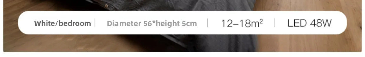 Lunar LED Ceiling Light Minimalist Bedroom Kitchen Balcony Decor Lighting Fixture