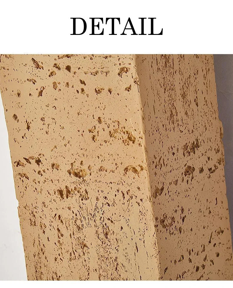 Nordic cave stone wall lamp Square outdoor cement Wall Lamp LED Sconce