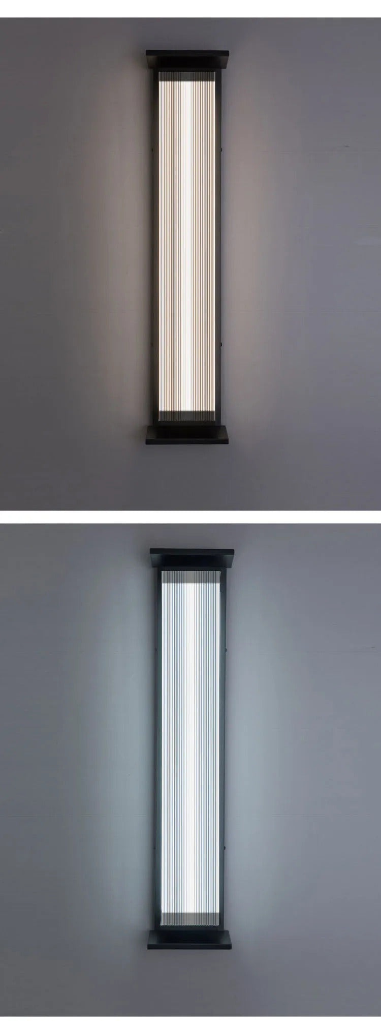 Modern outdoor wall light Waterproof IP65 Solar energy LED wall lamp Entrance sconce
