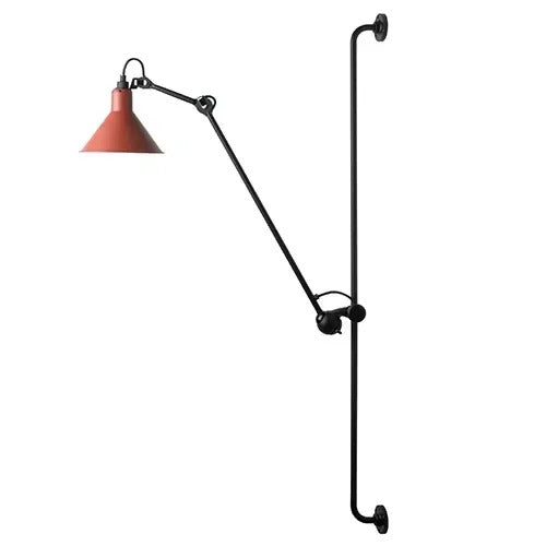 Nordic simple long black wall light Industrial Pole Swing Arm vintage Reading wall lamp