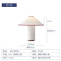 Japanese Wabi-sabi Retro Mushroom Desk Lights LED E14 Fabric Art Decorative Table Lamp Living Room Study Bedroom Bedside Sofa
