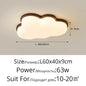 Modern Cloud Ceiling Light cute wooden cartoon Children's bedroom lighting