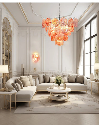 Camisa Murano Chandelier Designer hanging dining room lights