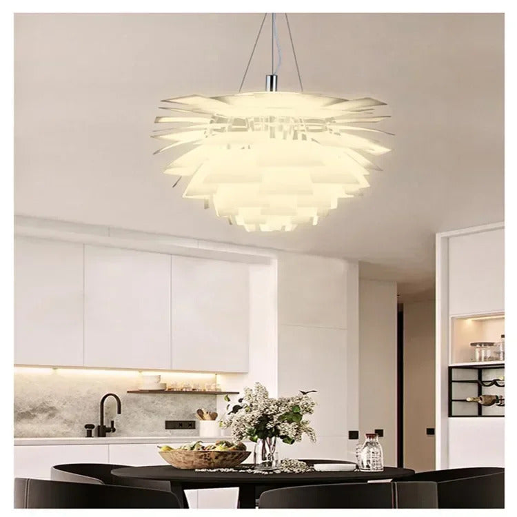 Denmark PH Pinecone Pendant Chandelier Aluminum LED Suspension Lamp