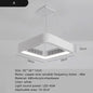 Bladeless Ceiling Fan With Lamp Remote Control Decoration Bedroom Light